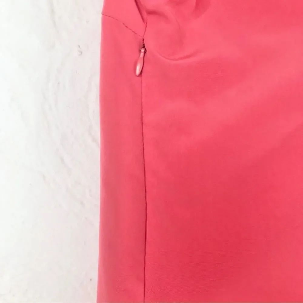 Zara Basic Pink String Back Sleeveless Shift Dress - Picture 4 of 10